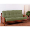Blazing Needles Renewal 10-inch Twill Full-size Futon Mattress - Sage - Sage