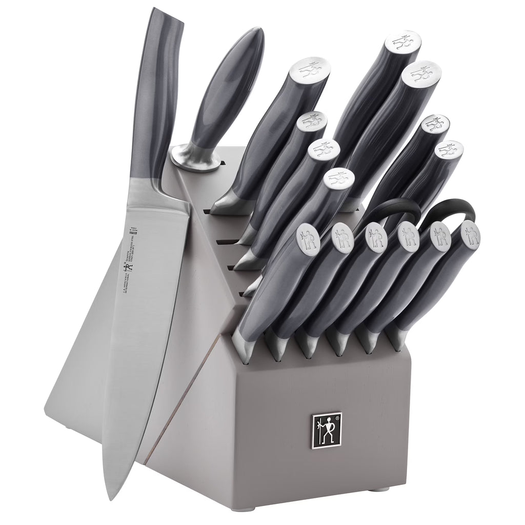 J.A. Henckels International Graphite 14-pc Self-Sharpening Knife Block Set