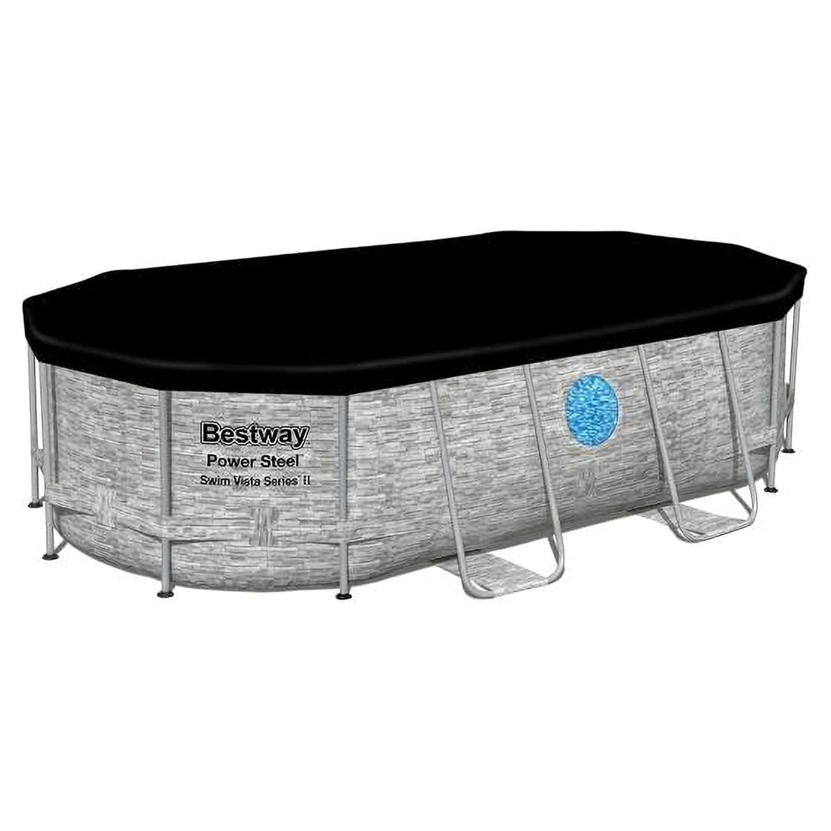 Bestway Power Steel Swim Vista 14' x 8'2" x 39.5" Above Ground Pool Set