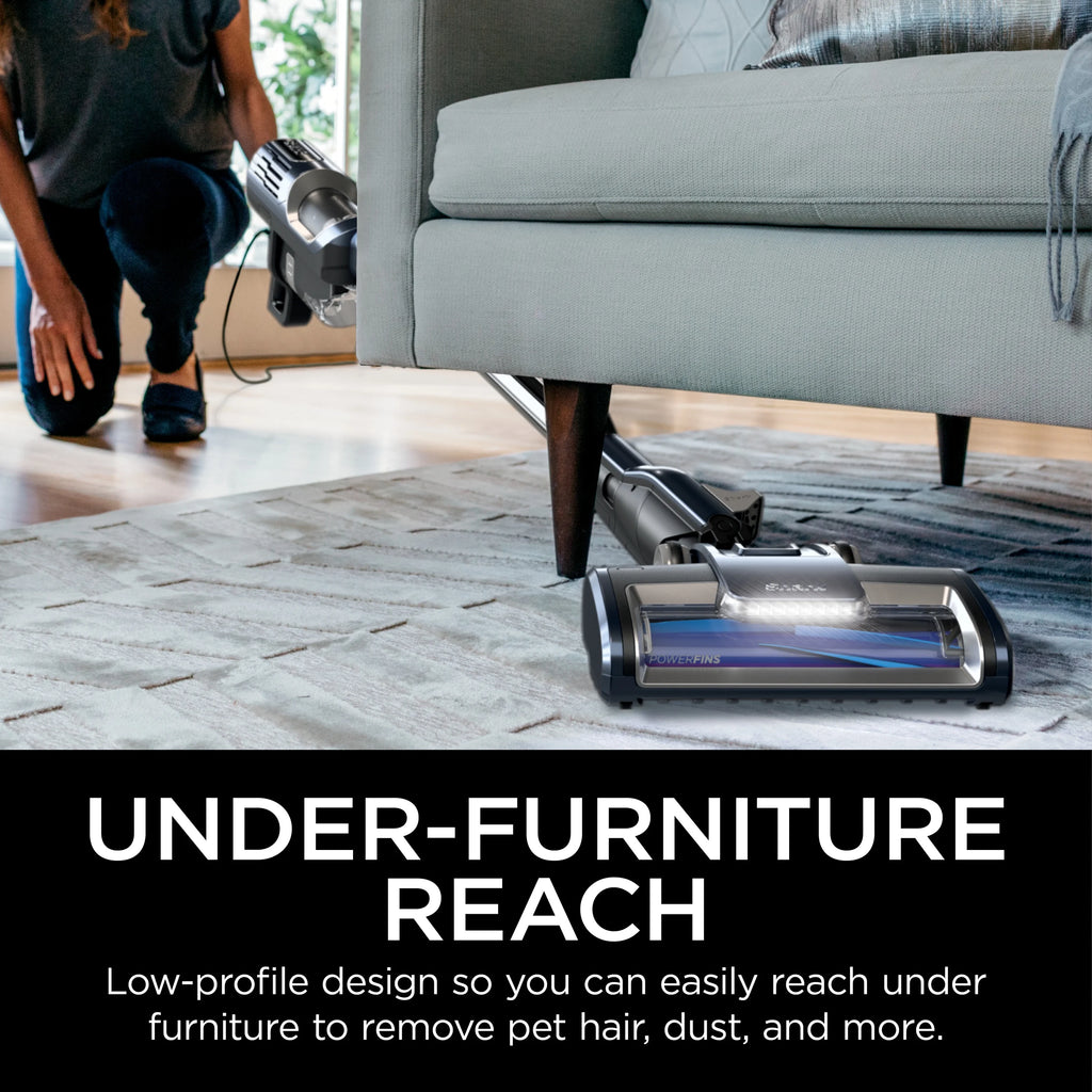 Shark UltraLight Pet Pro Corded Stick, PowerFins and Self-Cleaning Brushroll, HZ600, Cordless Stick Vacuum, Lightweight, Powerful Suction, Pet Hair, Hard Floor, Carpet, HEPA Filter