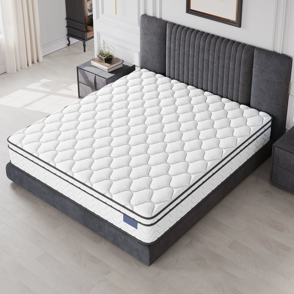 9 Inch Twin-XL Mattress, CertiPUR-US Certified Memory Foam Hybrid Mattress in a Box, Medium Firm Bed Mattress for Kids, Teens & Adults, Neche Single Mattress with Pressure Relief & Support