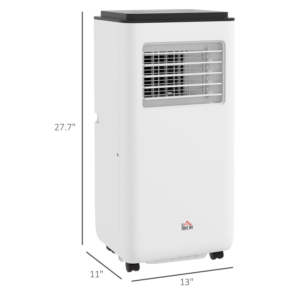 HOMCOM 8000 BTU 344 Sq Ft Portable Air Conditioner, Black