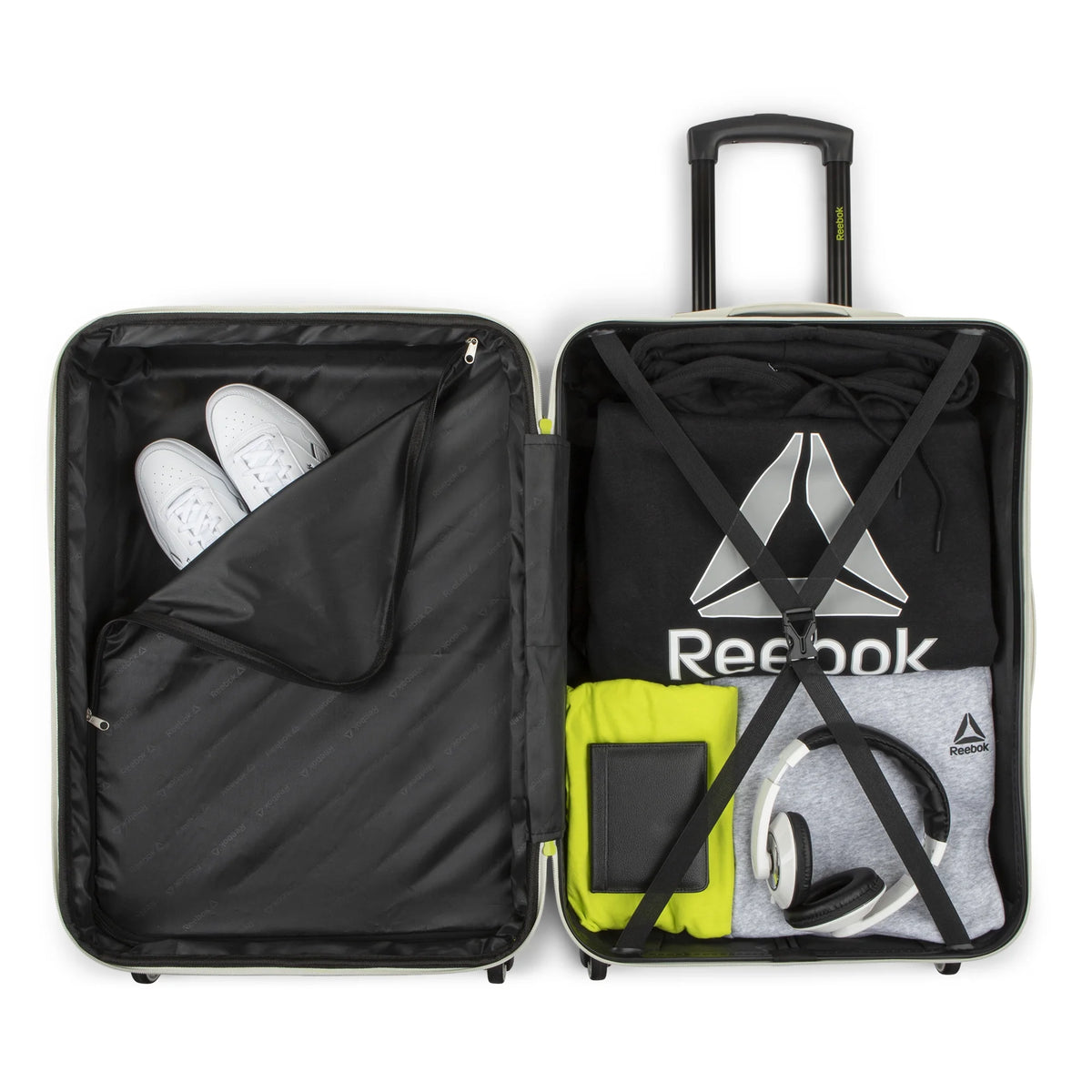 Reebok - Time Out Collection - 3 Piece Hardside Luggage Set - ABS/PC