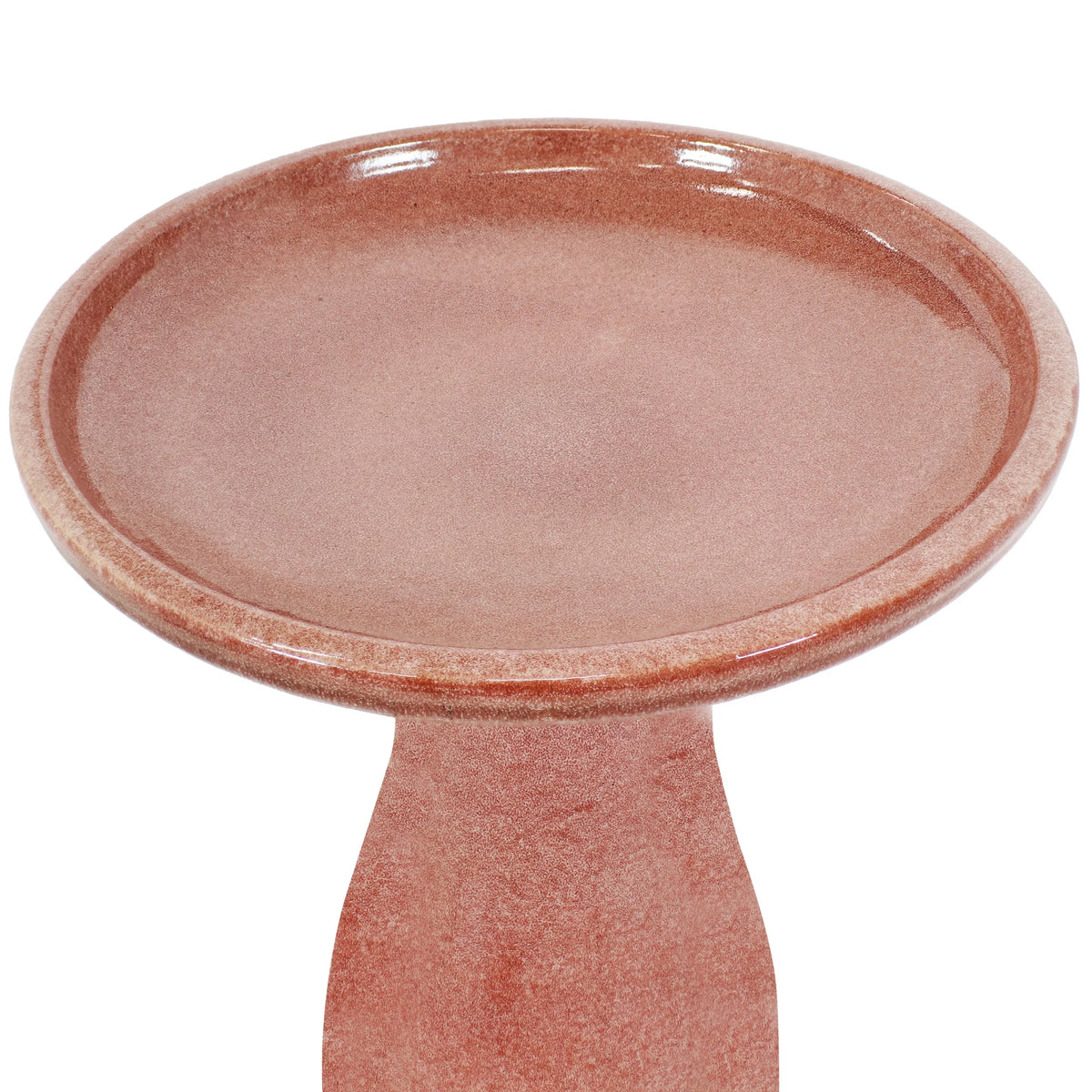 Sunnydaze Freestanding Ceramic Outdoor Bird Bath, Glazed, UV-Resistant Galaxy Blue Finish