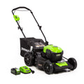 Greenworks 40V 20" Brushless Push Lawn Mower with 4.0 Ah Battery & Quick Charger 2516302VT
