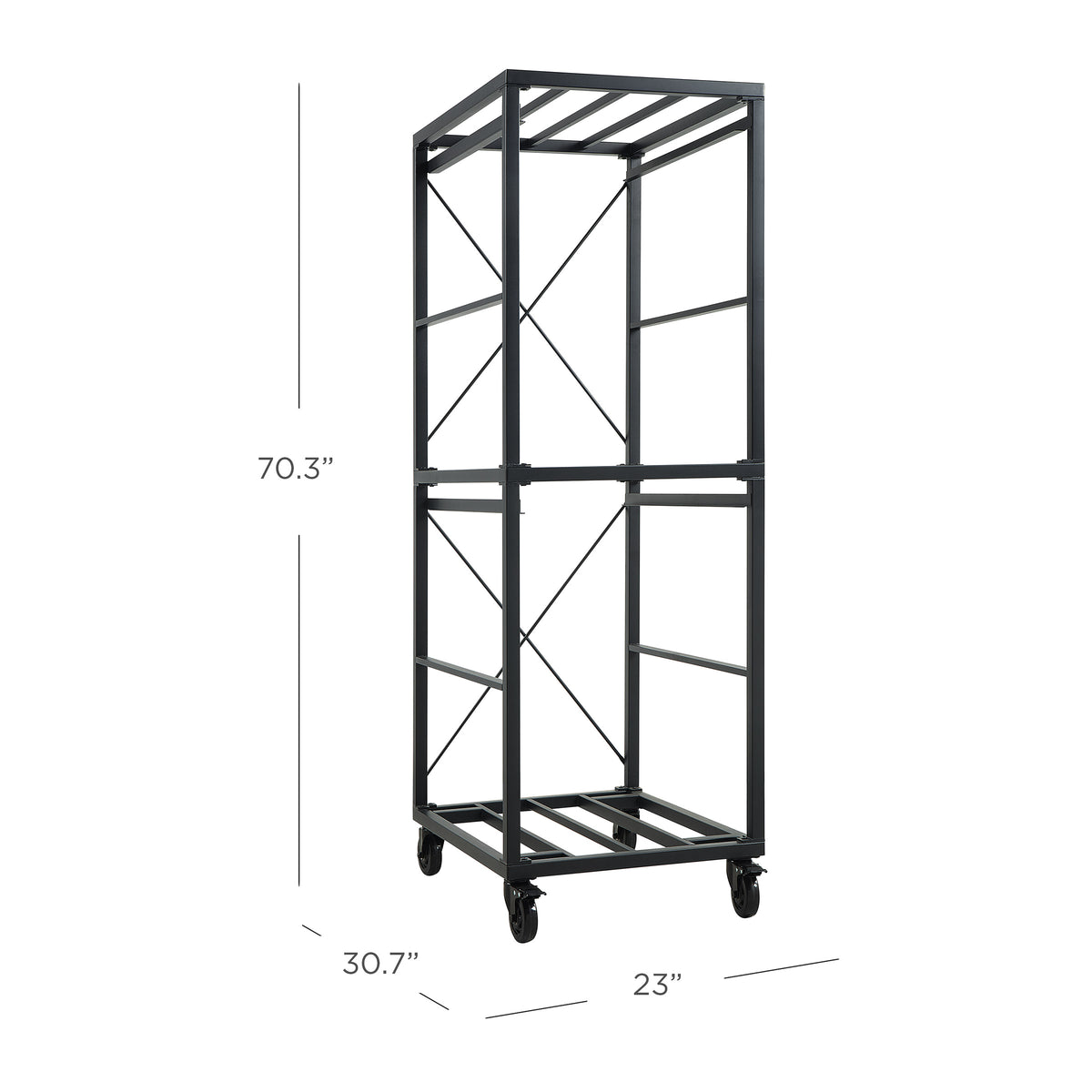 Gorilla Rack 5-tier Rolling Bin Organizer