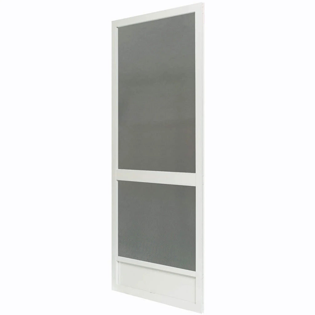 80 in. x 30 in. Canoe Creek White Aluminum Screen Door