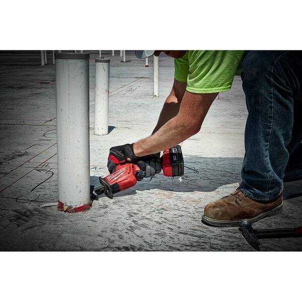 M18 FUEL 18V Lithium-Ion Brushless Cordless HACKZALL Reciprocating Saw Kit W/(1) 5.0Ah Batteries, Charger & Tool Bag