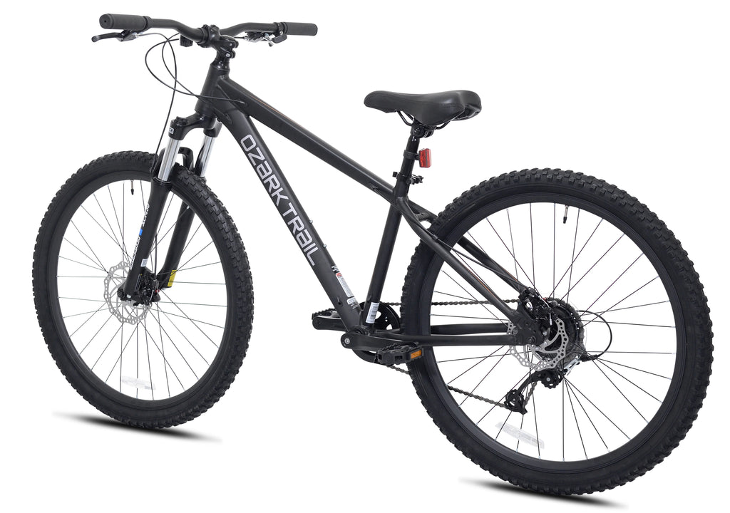 Ozark Trail 27.5" Vibe Mountain Bicycle, Small Frame, Fits Riders 5'0" - 5'6", Black, Adult, Unisex