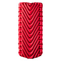 Klymit Insulated Static V Luxe Outdoor Camping Sleeping Pad, Red