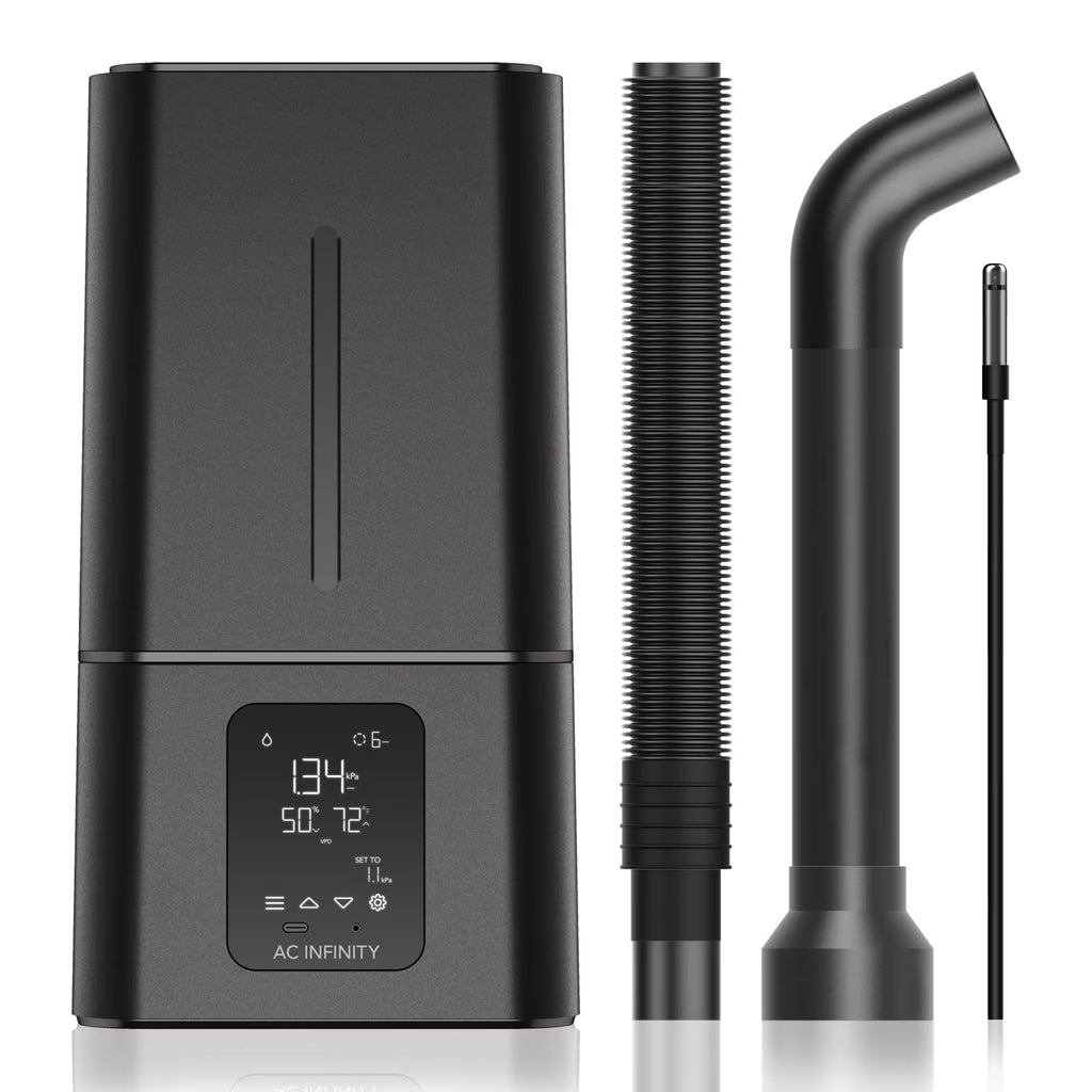 AC Infinity CLOUDFORGE T7, Plant Humidifier 15L with VPD and Humidity Controller, Detachable Piping, Indoor Room Humidifier with Redesigned No-Leak Seal for Grow Tents, Grow Rooms & Greenhouses
