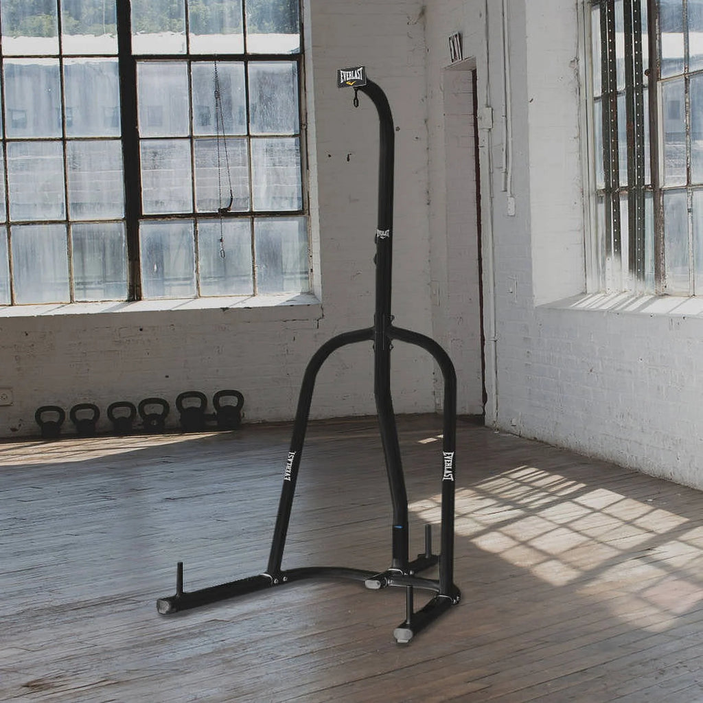 Everlast Single-Station Heavy Bag Stand, Black