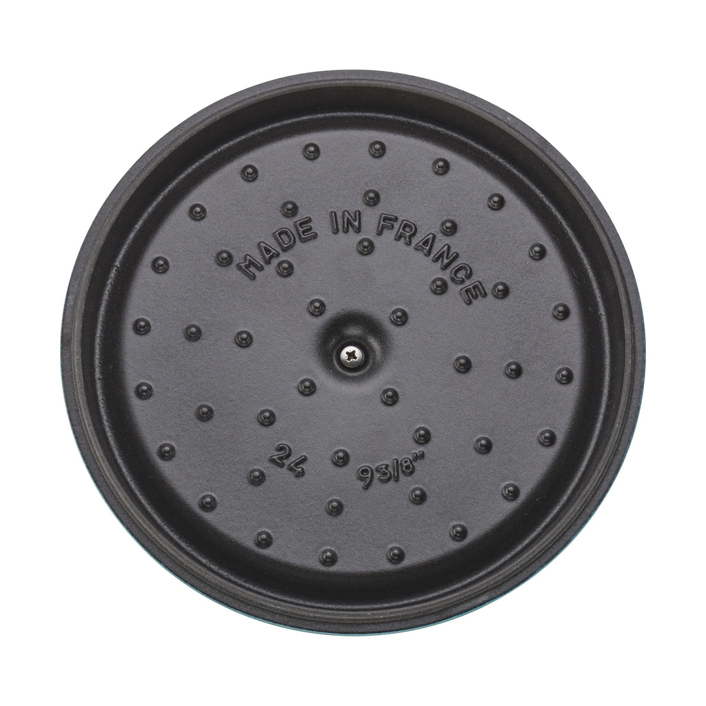 Staub Cast Iron 4-qt Round Cocotte - Matte Black
