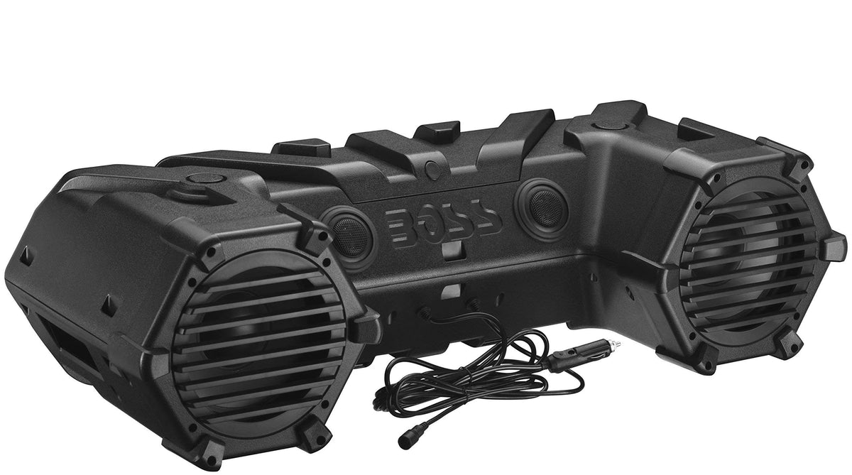 Boss Audio 8-Inch 700-Watt All-Terrain Marine Audio Sound System & LED Light Bar