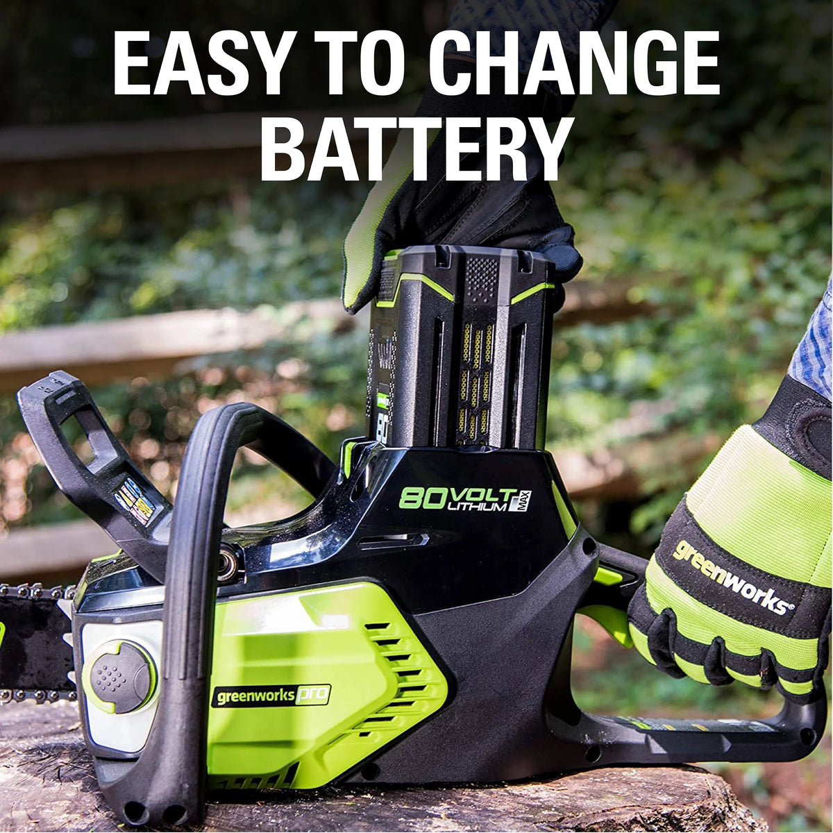 Greenworks 80V 16" Brushless Chainsaw with 2.0 Ah Battery & Charger 2004502