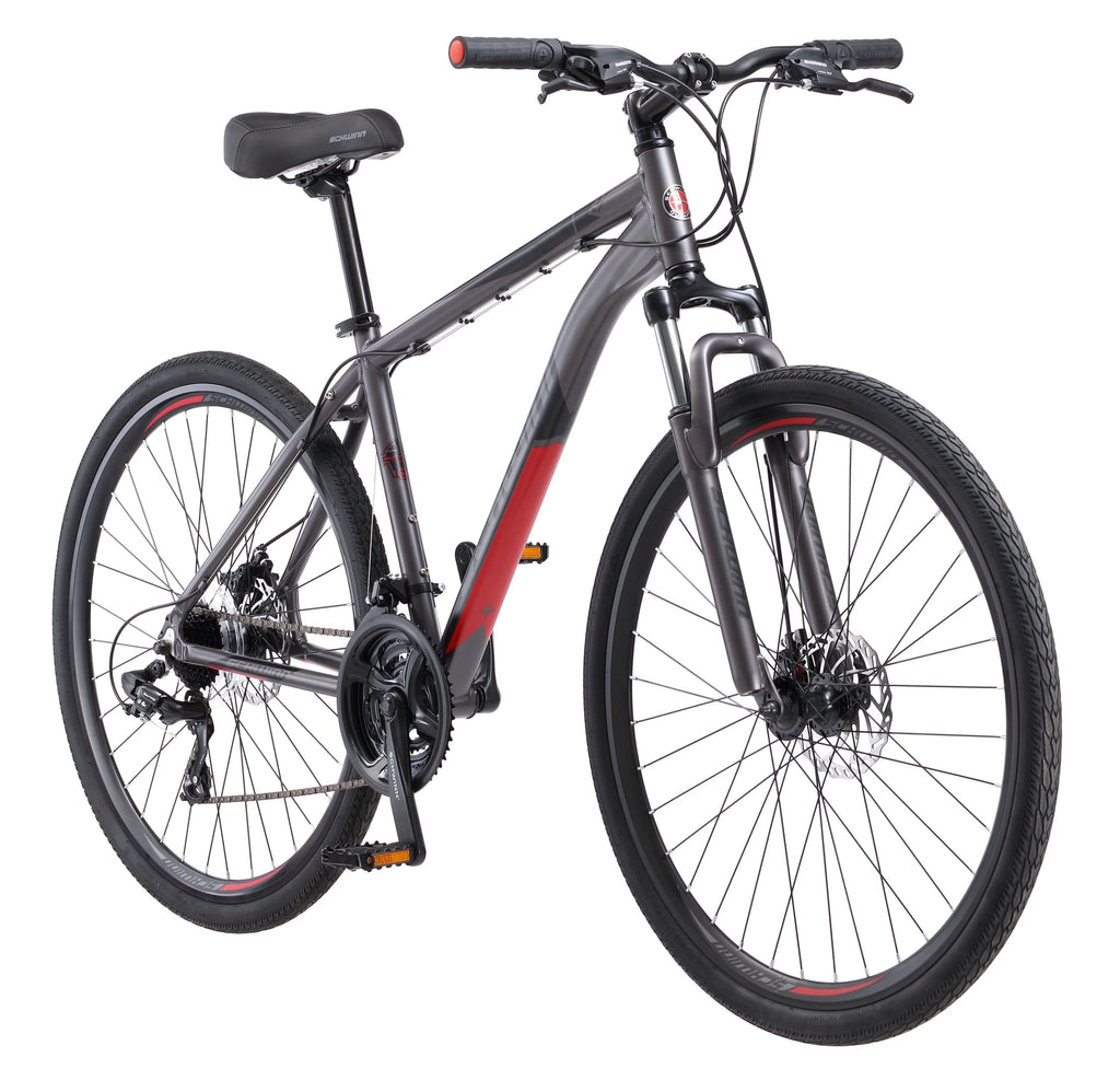 DSB Hybrid Bike, 700c wheels, 21 speeds, mens frame, grey