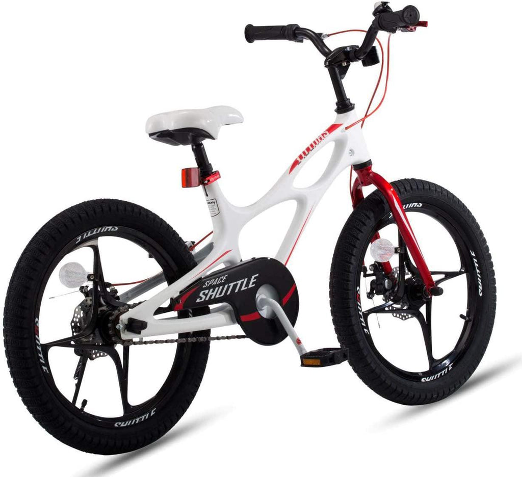 RoyalBaby 18 inch Magnesium Space Shuttle Kid-s Bike. White