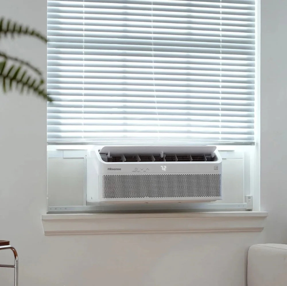 Restored Hisense HI67351 Hisense 8,000 BTU Smart Inverter Window Air Conditioner, Remote, Easy Install (Refurbished)