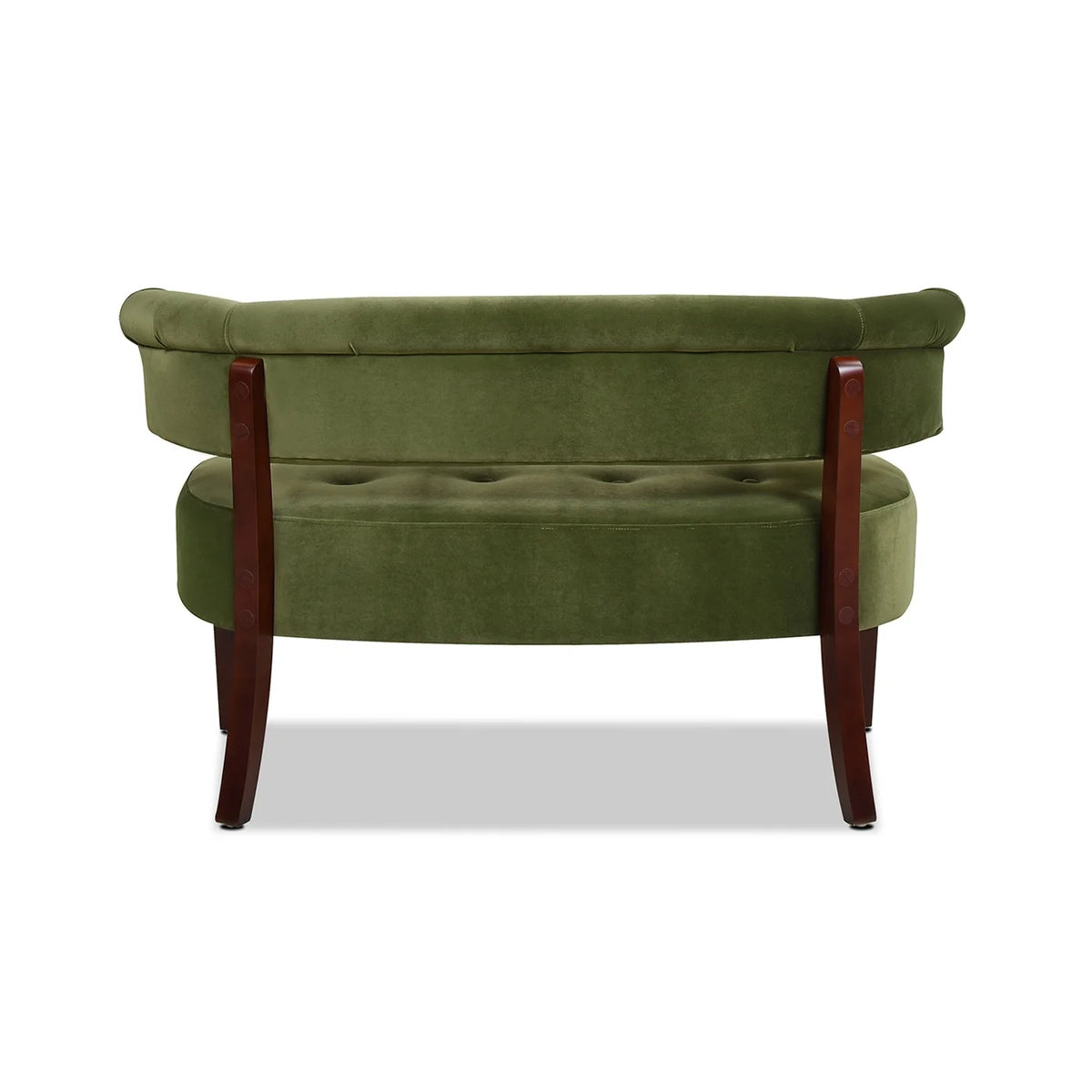 Jennifer Taylor Home Jared Roll Arm Tufted Polyester Fabric Bench, Sky Neutral Beige