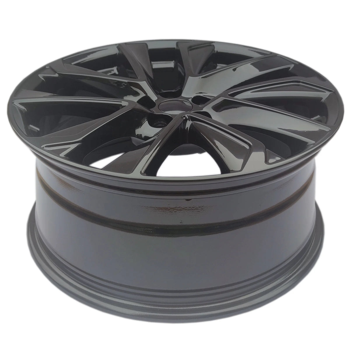 18" Single 18x8 Gloss Black Alloy Wheel For Toyota Corolla 2019-2022 OEM Design Replacement Rim