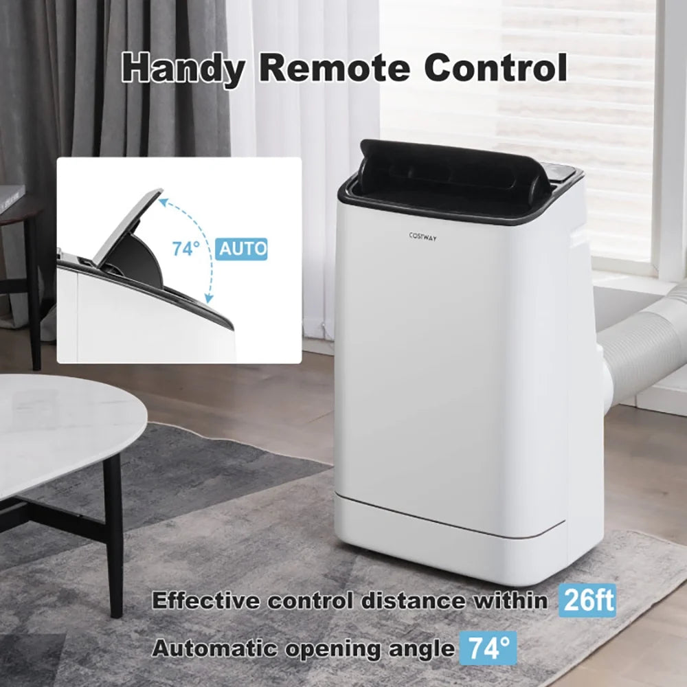 Canddidliike 15000 BTU Portable Air Conditioner with APP Control and Heat, Room Air Conditioner with Remote Control,Dehumidifier