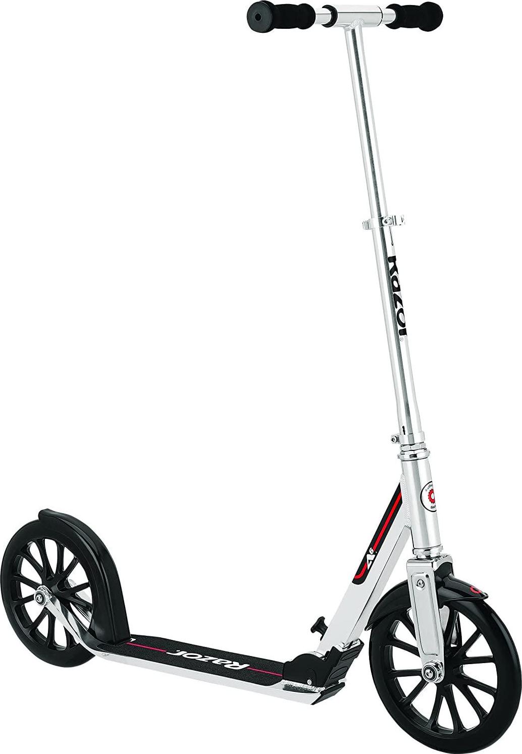Razor A6 Kick Scooter - 10″ Wheels. Anodized Aluminum. Foldable. Lightweight. for Teen &amp; Adult