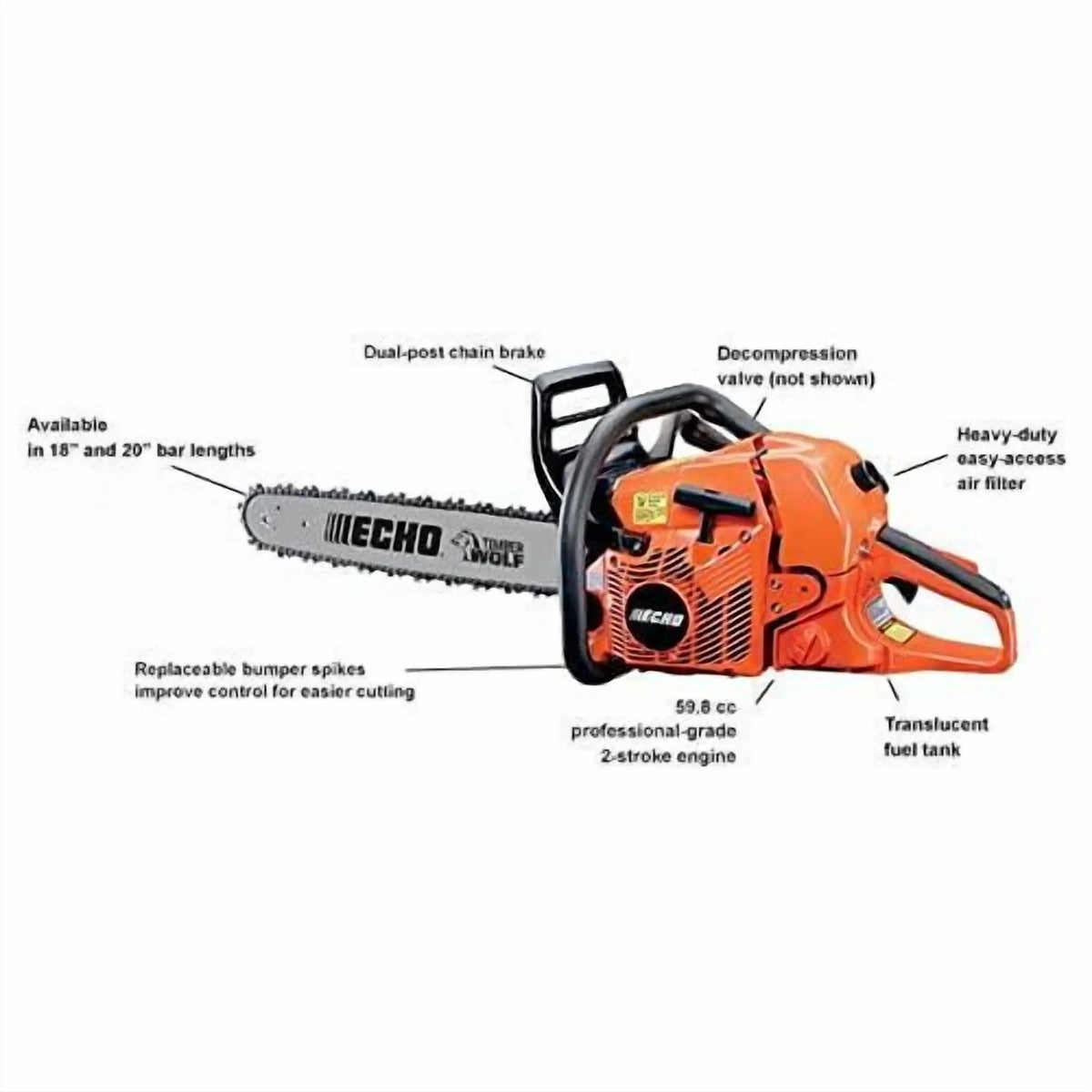 Echo CS-590 20" Timber Wolf Chainsaw