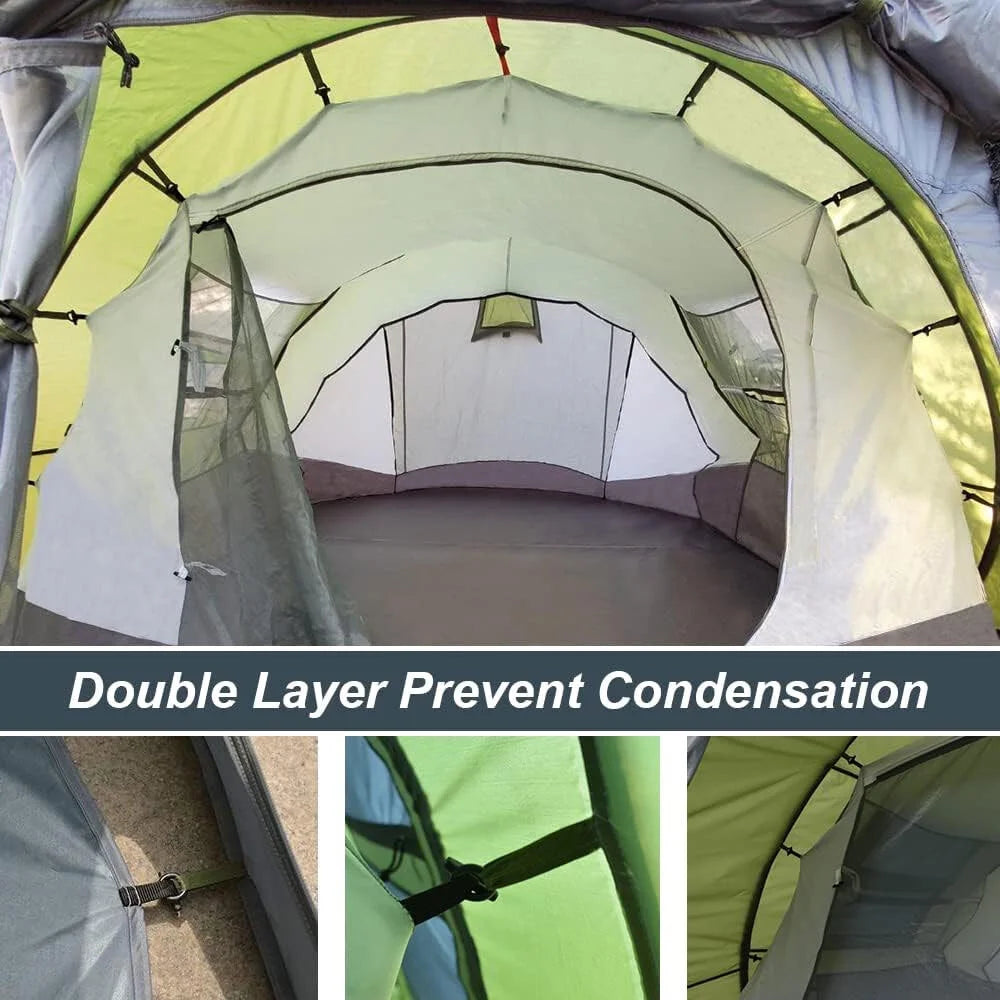 4-6 Person Pop Up Tents Waterproof Windproof Instant Tent for Camping Hiking
