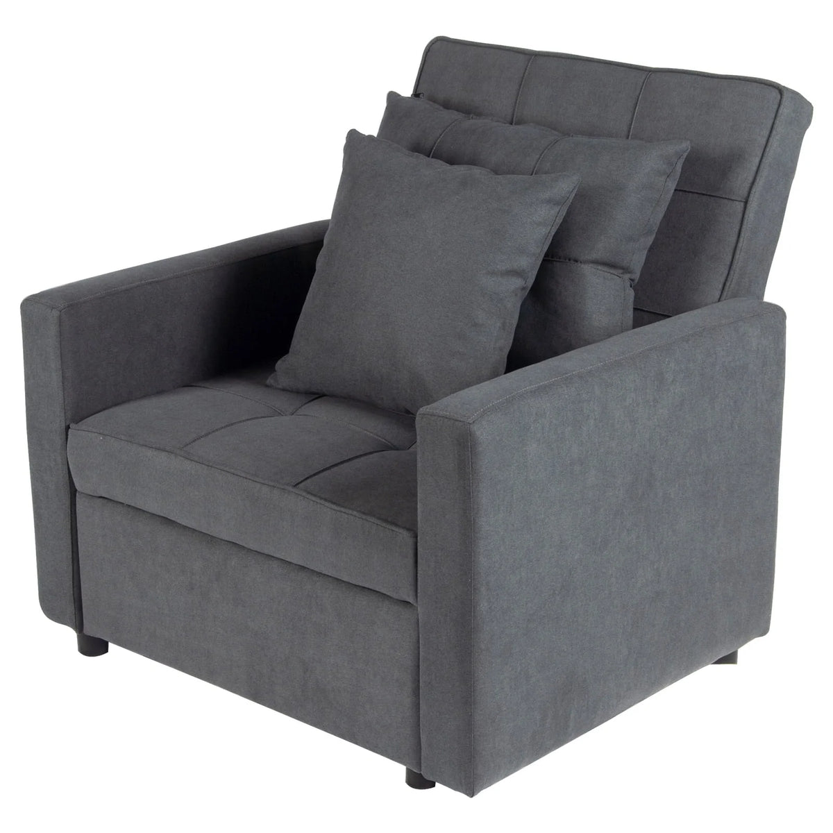 Polar Aurora Sofa Bed 3 in 1 Convertible Chair Bed Lounger Sleeper Chair Single Recliner for Small Space Adjustable Backrest