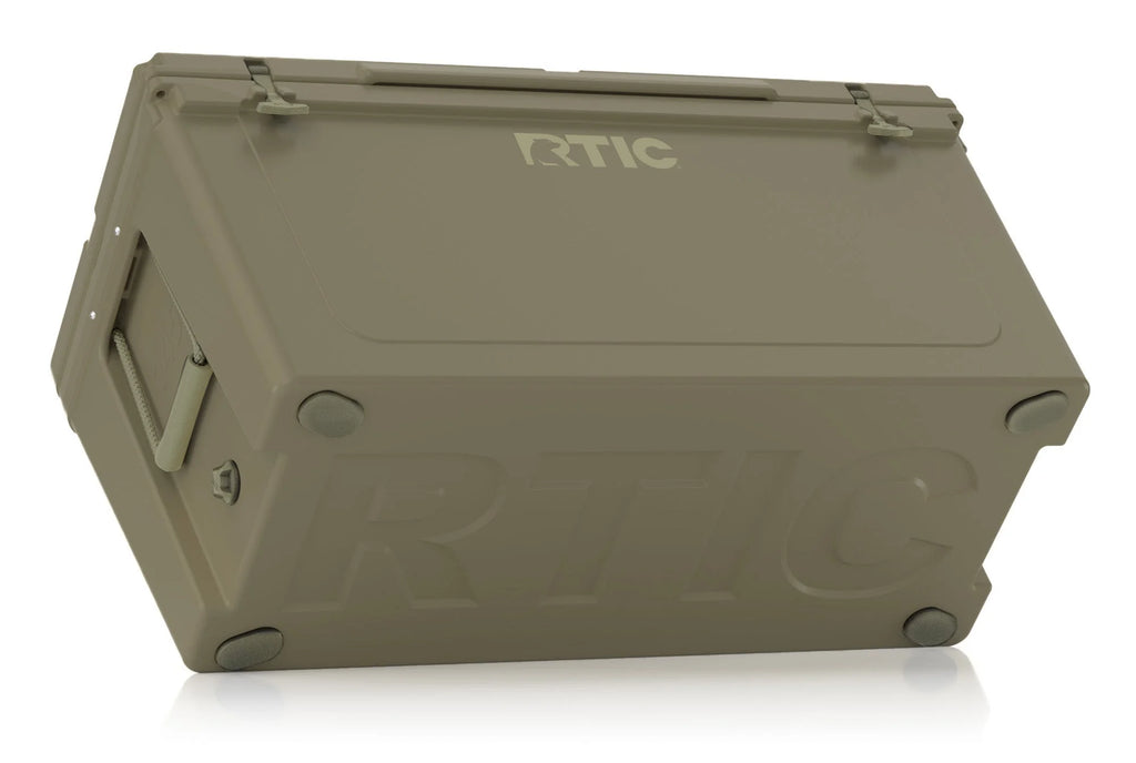 RTIC 145 QT Ultra-Tough Rotomolded Hard-Sided Ice Chest Cooler, White, Fits 195 Cans