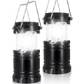 YOLETO 2 Packs LED Camping Lantern, Emergency Light for Power Outages & Survival Kits, Essential Camping Gear Accessory