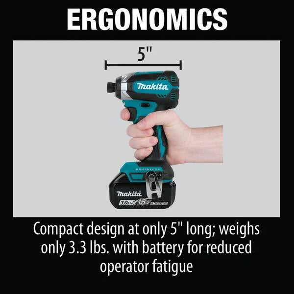 18V LXT Lithium-ion Brushless Cordless 2-Piece Combo Kit 3.0Ah Driver-Drill/ Impact Driver