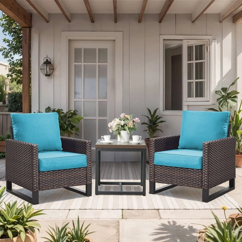Bellefurn Outdoor Deep Seat Cushion 24 X 24 X 6 inch for Patio Furniture,Outdoor Chair Cushions Waterproof & Fade Resistant Patio Furniture Cushions for Wicker Chair, Sofa, Couch