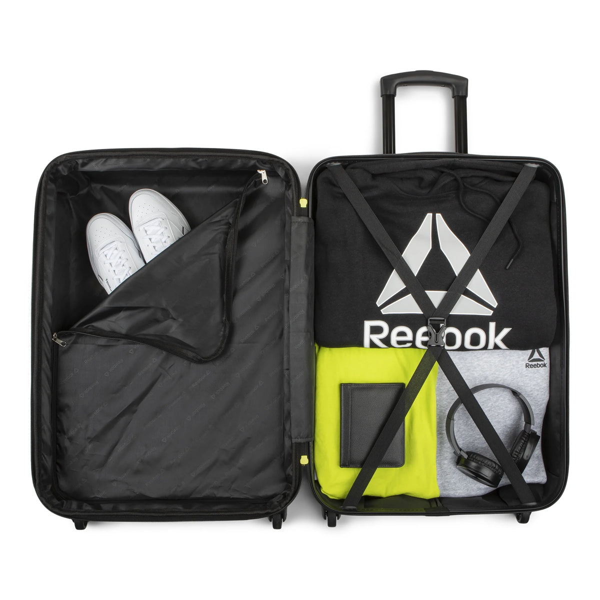 Reebok - Time Out Collection - 3 Piece Hardside Luggage Set - ABS/PC