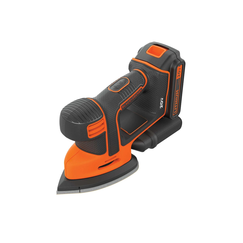 BLACK+DECKER 20V MAX* Cordless Mouse Sander, BDCMS20C