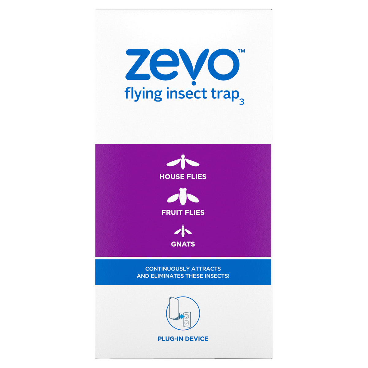 Zevo Flying Insect Trap Starter Kit, 2 Devices + 6 Refills