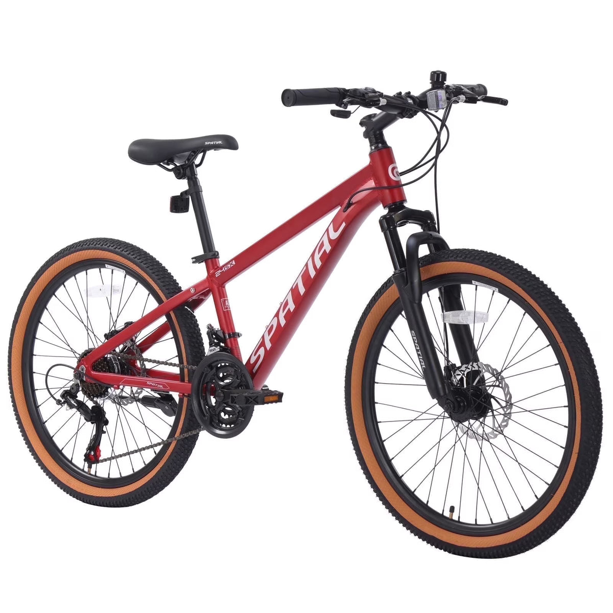 SPATIAL 24/26/27.5/29 inch Mountain Bike,8/21 Speed Lightweight Aluminum Magensium Frame Mountain Bicycle,Fits Men Women Teenagers Adult Disc Brake MTB Bicycle