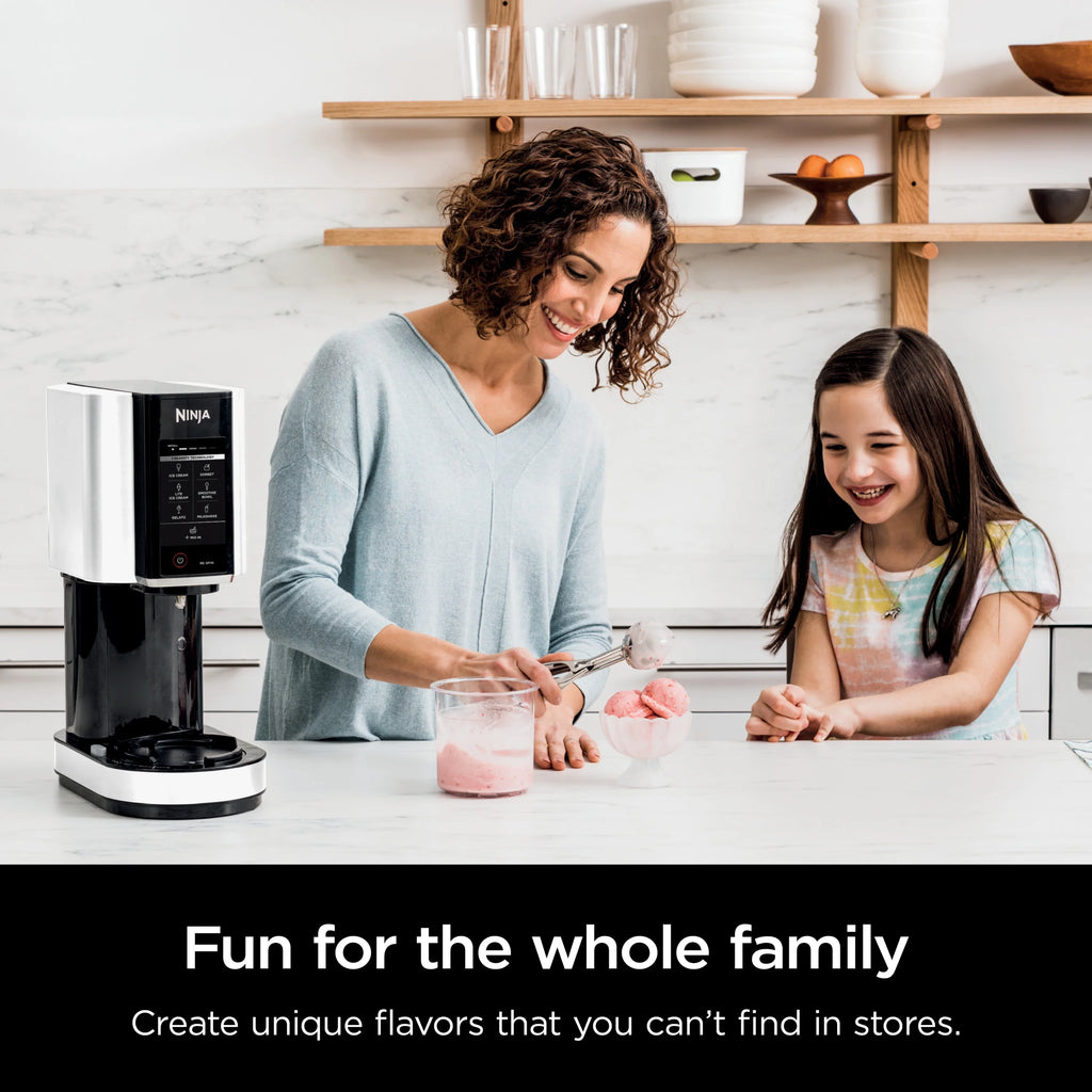 Ninja CREAMi, Ice Cream Maker and Frozen Treat Maker with 7 One-Touch Programs, NC300WMWH