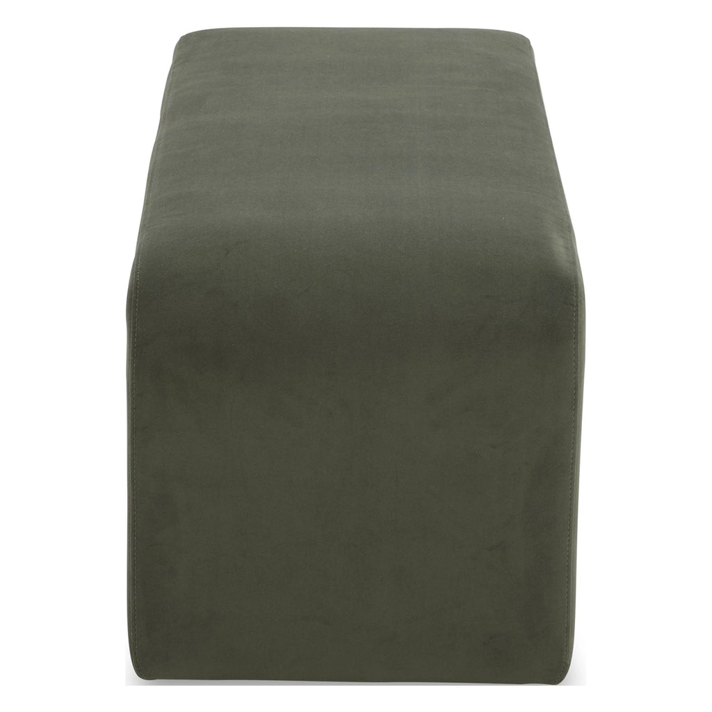 Better Homes & Gardens Juliet Velvet Waterfall Bench, Beige