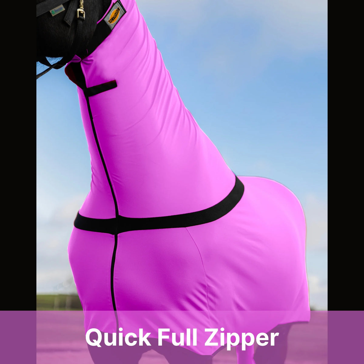 Premium Horse Full Body Slinky - Full Zipper & Faceless - Lycra Material - Available in 11 Colors