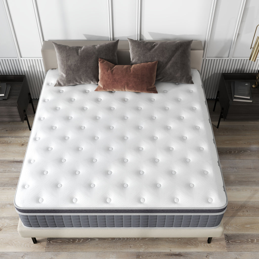 lemontalking 14 inch Hybrid Mattress in a Box Spring Gel Memory Foam,Twin Mattress