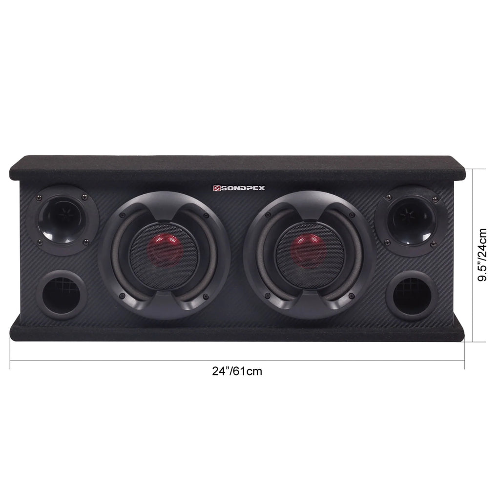 Sondpex BB14065 6.5 in. 400 watt 2-Way Speaker System