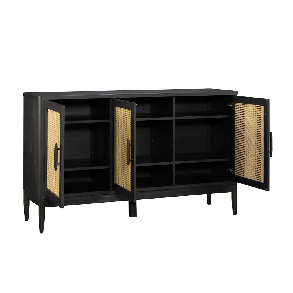 Better Homes & Gardens Springwood Caning Sideboard, Light Honey Finish