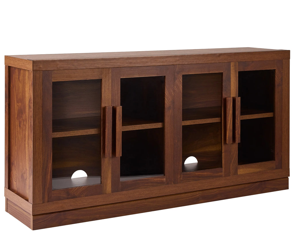 Better Homes & Gardens Ezra TV Stand for TV's up to 70", Light Honey finish