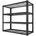 REIBII 2200LBS Garage Shelving Units Heavy Duty  Adjustable Metal Shelving 4 Tier Storage Shelves,39.4" W x 19.7" D x 59.9H