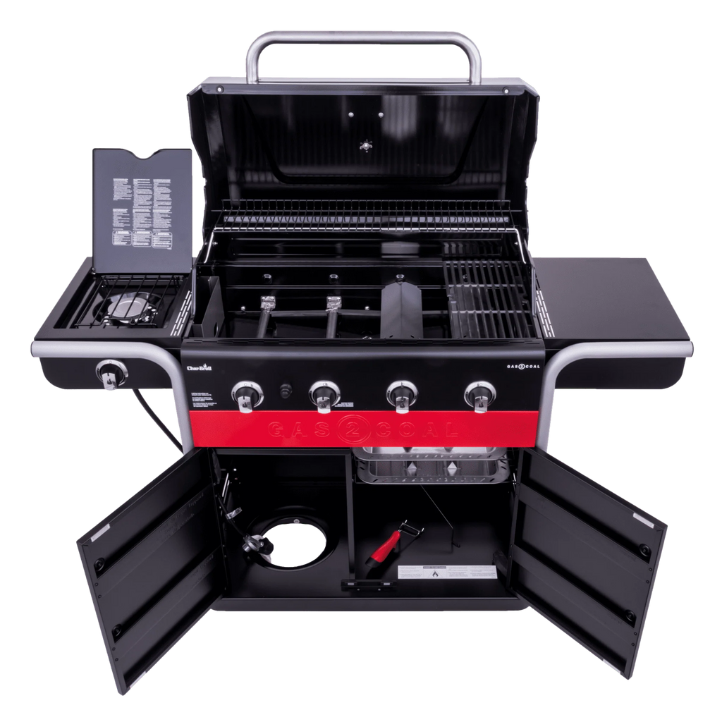 Char-Broil Gas2Coal 4-Burner LP Gas & Charcoal Outdoor Combination Grill