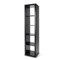 Better Homes & Gardens 5-Cube Vertical Storage Organizer, Solid Black