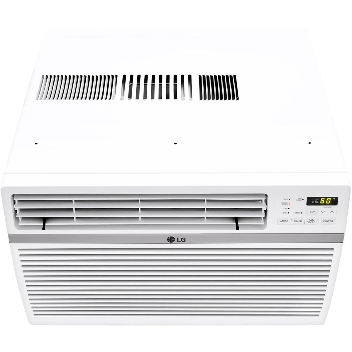 LG 8,000 BTU 340 Sq ft Window Air Conditioner with Remote Control, White, LW8016ER