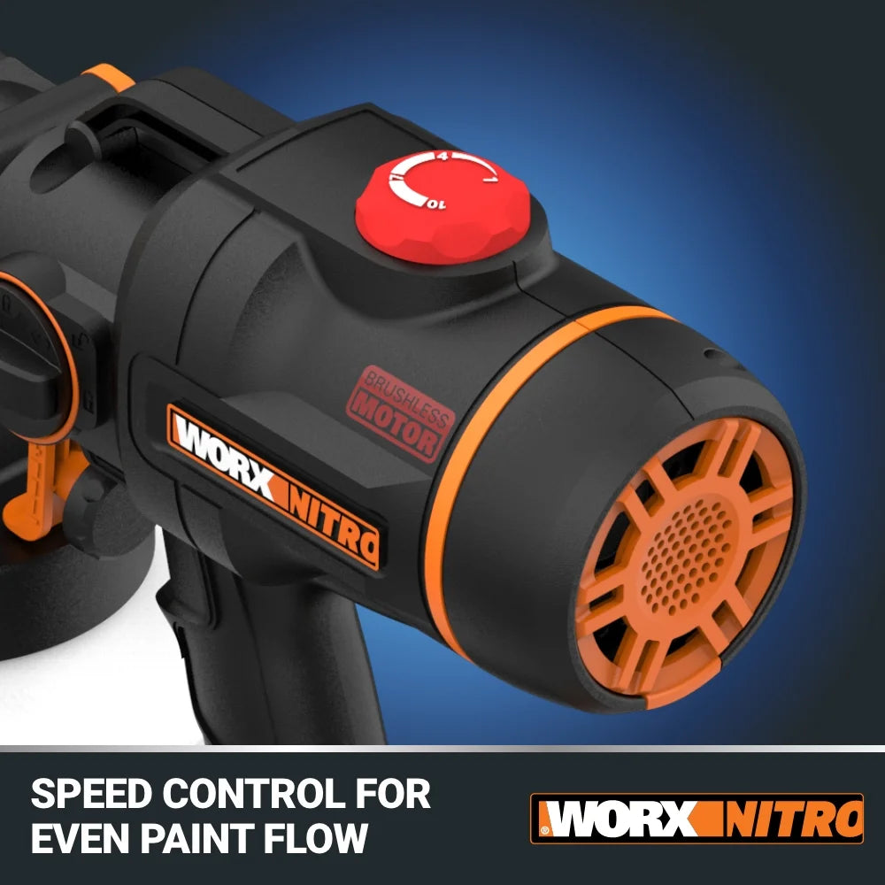 Worx Nitro WX020L.9 20V Cordless Paint Sprayer with Brushless Motor - Tool Only
