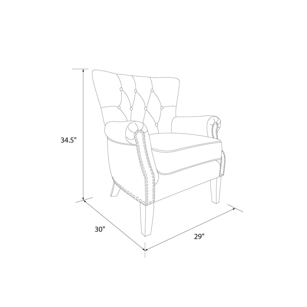 Better Homes & Gardens Accent Chair, Living Room & Home Office, Beige